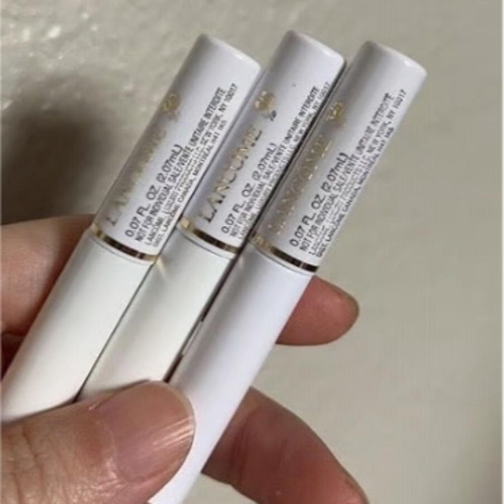 3 X Lancome Cils Booster XL Vitamin Infused Lash Primer Base De Mascara .07oz EA